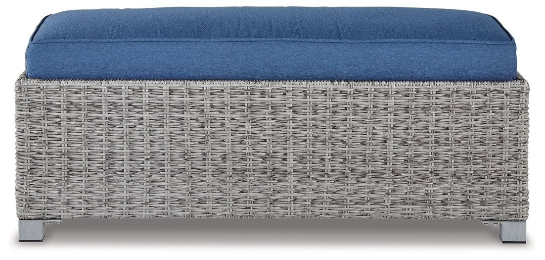 Naples Beach Bench with Cushion at Cloud 9 Mattress & Furniture furniture, home furnishing, home decor