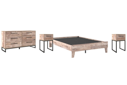 Neilsville Full Platform Bed with Dresser and 2 Nightstands at Cloud 9 Mattress & Furniture furniture, home furnishing, home decor