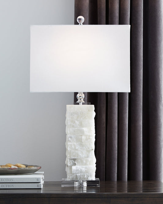 Malise Alabaster Table Lamp (1/CN) at Cloud 9 Mattress & Furniture furniture, home furnishing, home decor