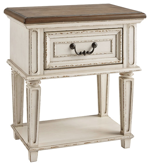 Realyn One Drawer Night Stand at Cloud 9 Mattress & Furniture furniture, home furnishing, home decor