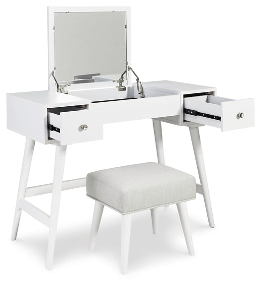 Thadamere Vanity/UPH Stool (2/CN) at Cloud 9 Mattress & Furniture furniture, home furnishing, home decor