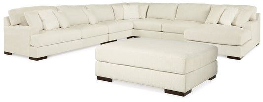 Zada 6-Piece Sectional with Ottoman at Cloud 9 Mattress & Furniture furniture, home furnishing, home decor