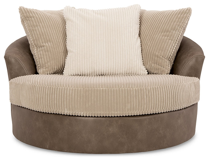 Keskin Oversized Swivel Accent Chair at Cloud 9 Mattress & Furniture furniture, home furnishing, home decor