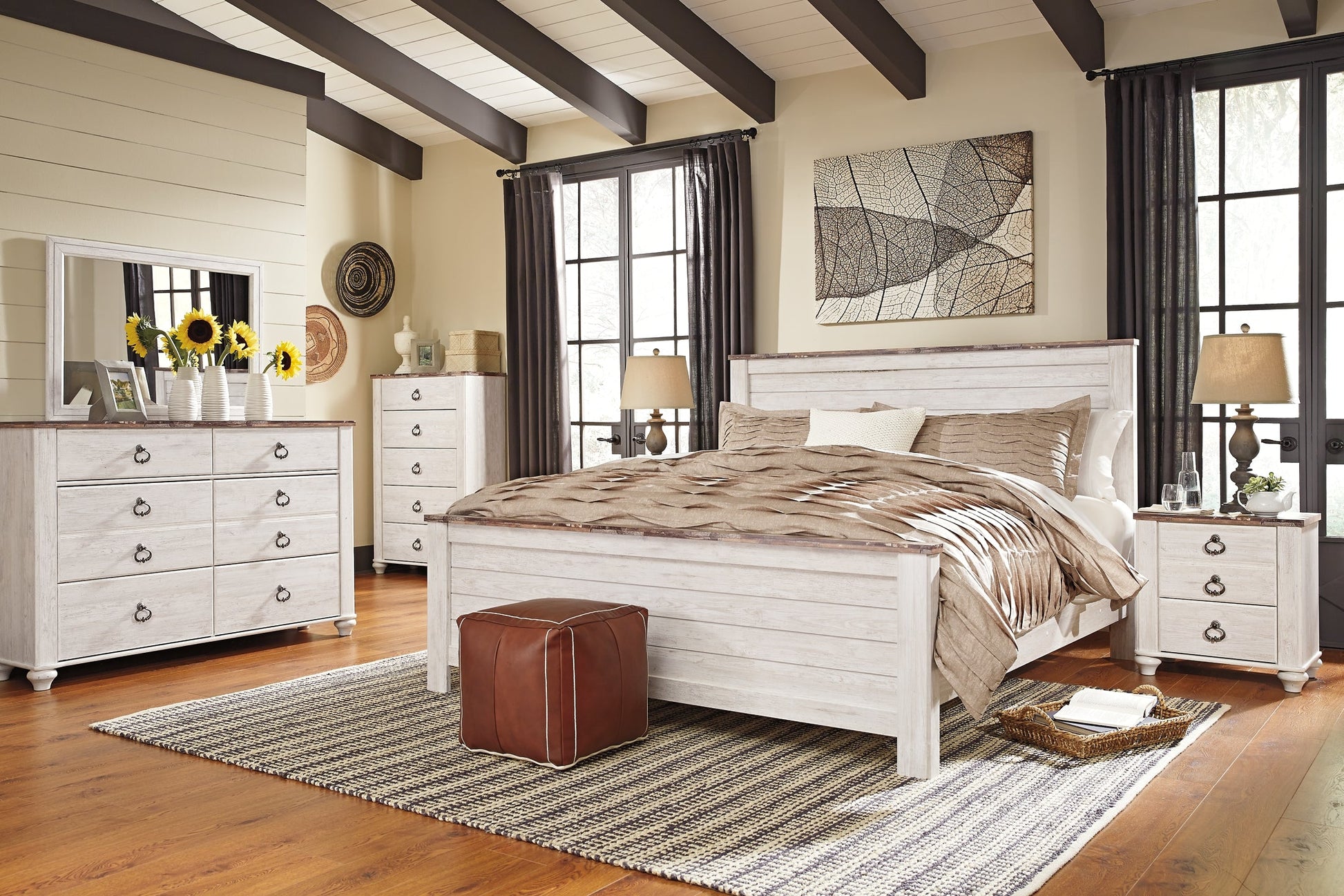 Willowton Queen Panel Bed at Cloud 9 Mattress & Furniture furniture, home furnishing, home decor