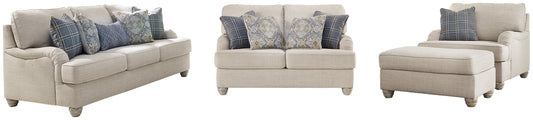 Traemore Sofa, Loveseat, Chair and Ottoman at Cloud 9 Mattress & Furniture furniture, home furnishing, home decor