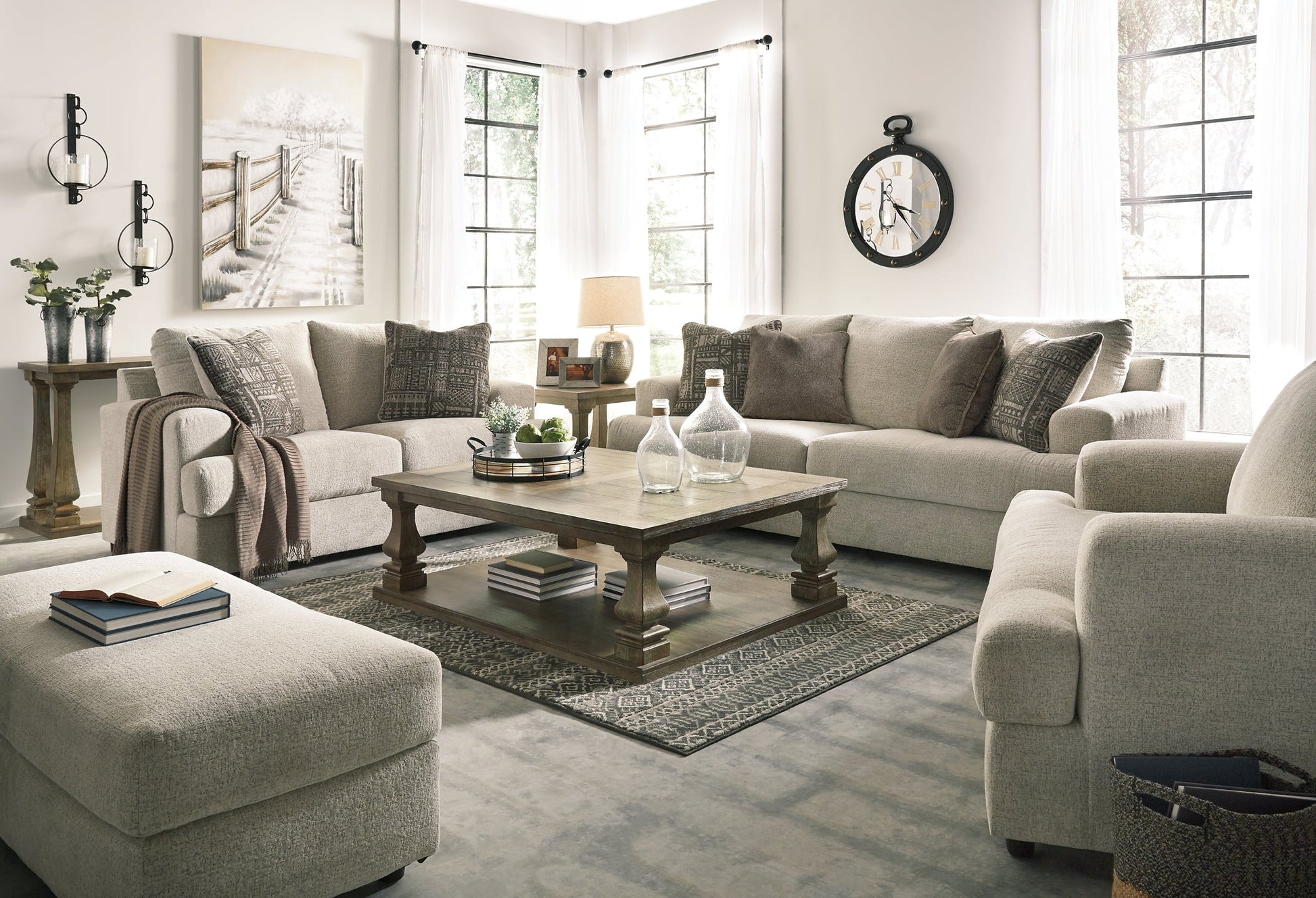 Soletren Sofa, Loveseat, Chair and Ottoman at Cloud 9 Mattress & Furniture furniture, home furnishing, home decor