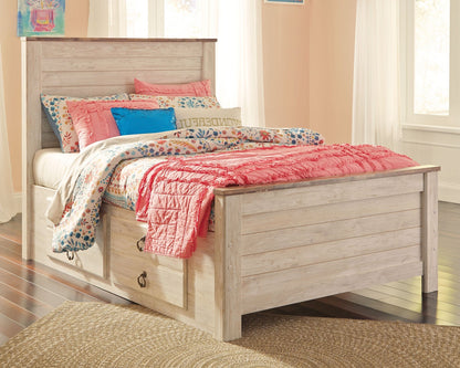 Willowton Full Panel Bed with 2 Storage Drawers at Cloud 9 Mattress & Furniture furniture, home furnishing, home decor