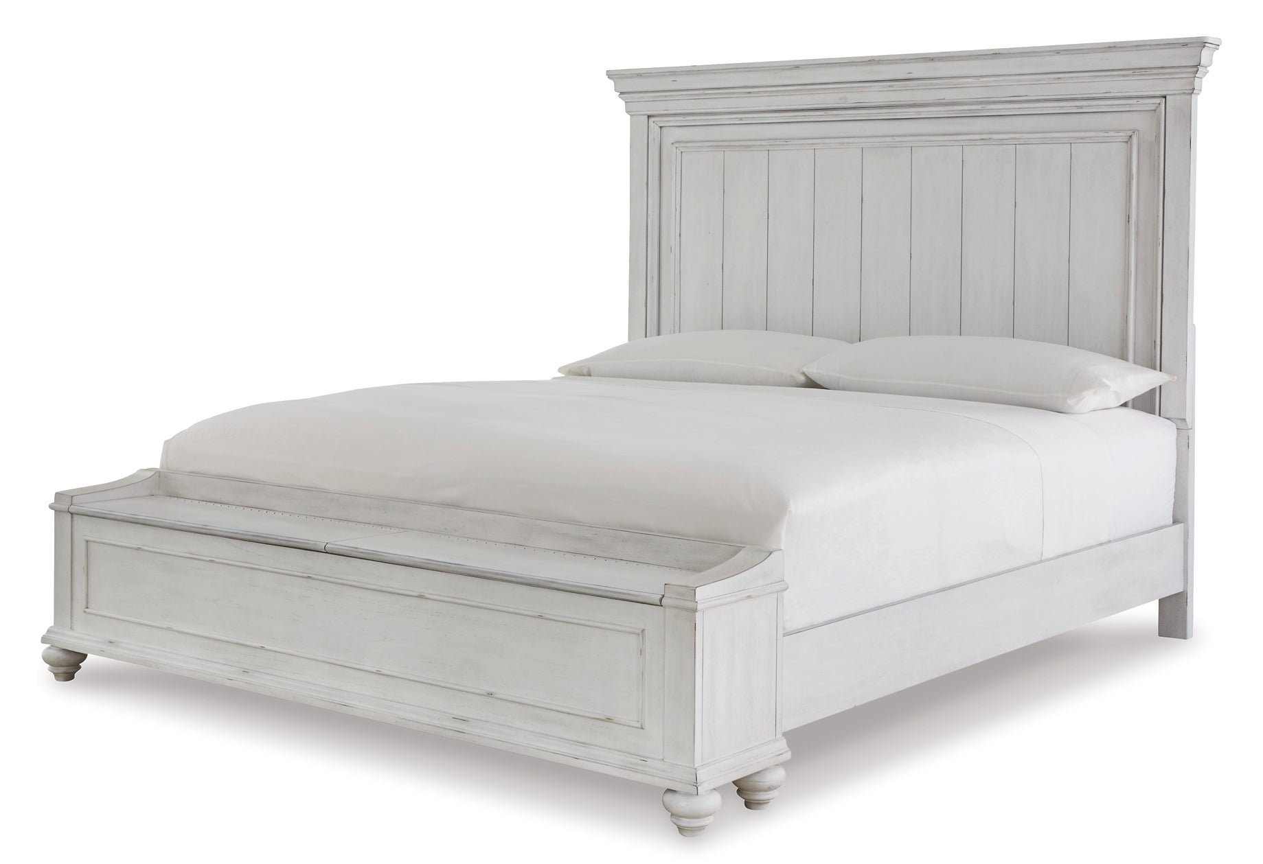 Kanwyn King Panel Bed with Storage with Mirrored Dresser and Chest at Cloud 9 Mattress & Furniture furniture, home furnishing, home decor
