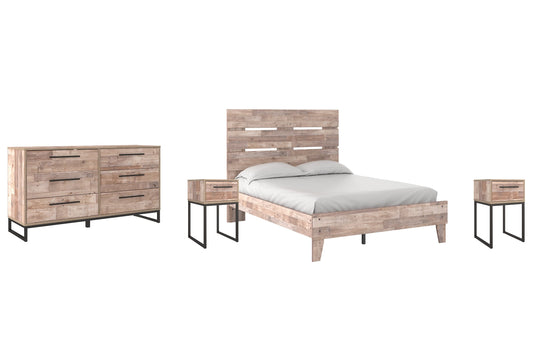 Neilsville Full Platform Bed with Dresser and 2 Nightstands at Cloud 9 Mattress & Furniture furniture, home furnishing, home decor