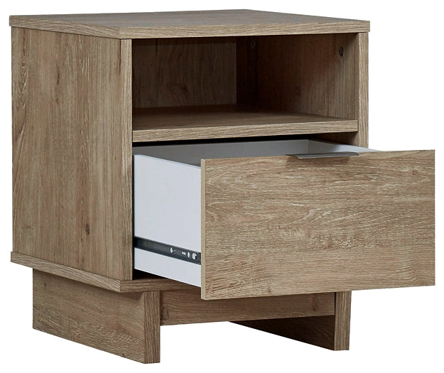 Oliah One Drawer Night Stand at Cloud 9 Mattress & Furniture furniture, home furnishing, home decor