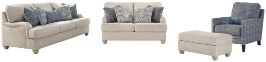 Traemore Sofa, Loveseat, Chair and Ottoman at Cloud 9 Mattress & Furniture furniture, home furnishing, home decor
