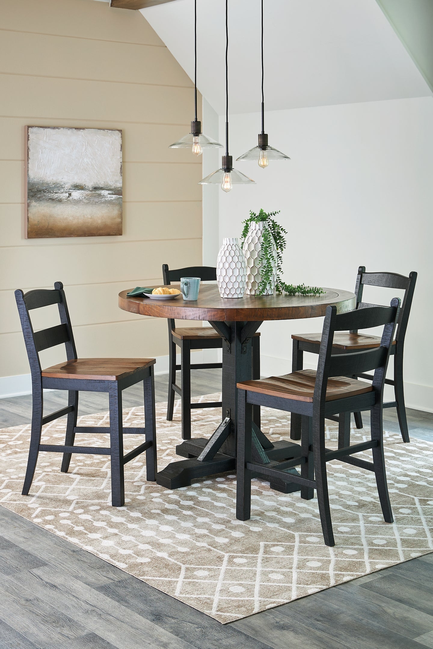 Valebeck Counter Height Dining Table and 4 Barstools at Cloud 9 Mattress & Furniture furniture, home furnishing, home decor