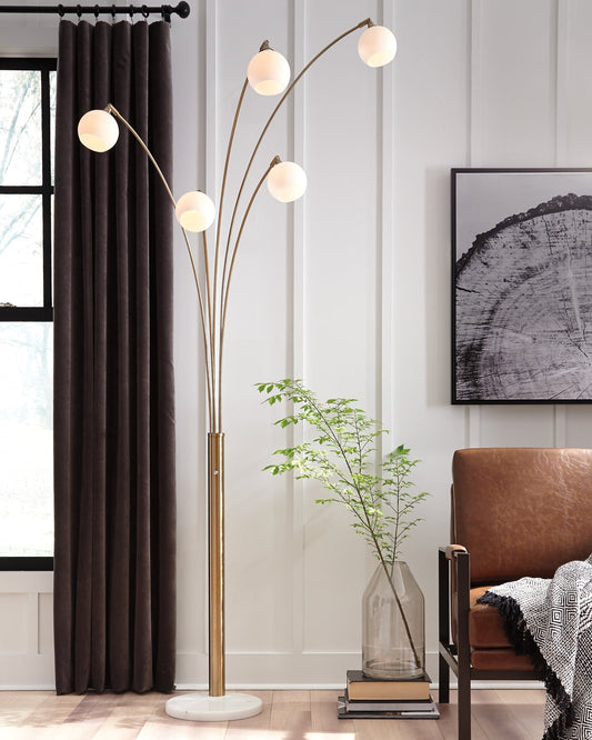 Taliya Metal Arc Lamp (1/CN) at Cloud 9 Mattress & Furniture furniture, home furnishing, home decor