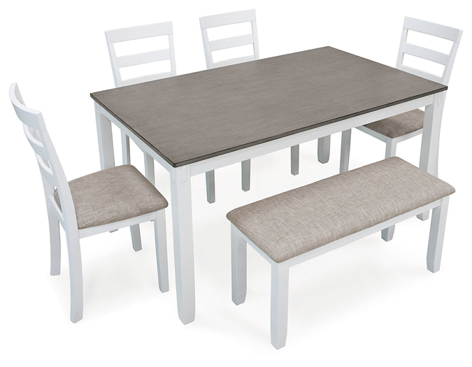 Stonehollow RECT DRM Table Set (6/CN) at Cloud 9 Mattress & Furniture furniture, home furnishing, home decor