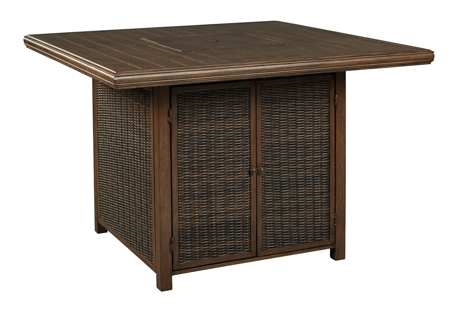 Paradise Trail Square Bar Table w/Fire Pit at Cloud 9 Mattress & Furniture furniture, home furnishing, home decor