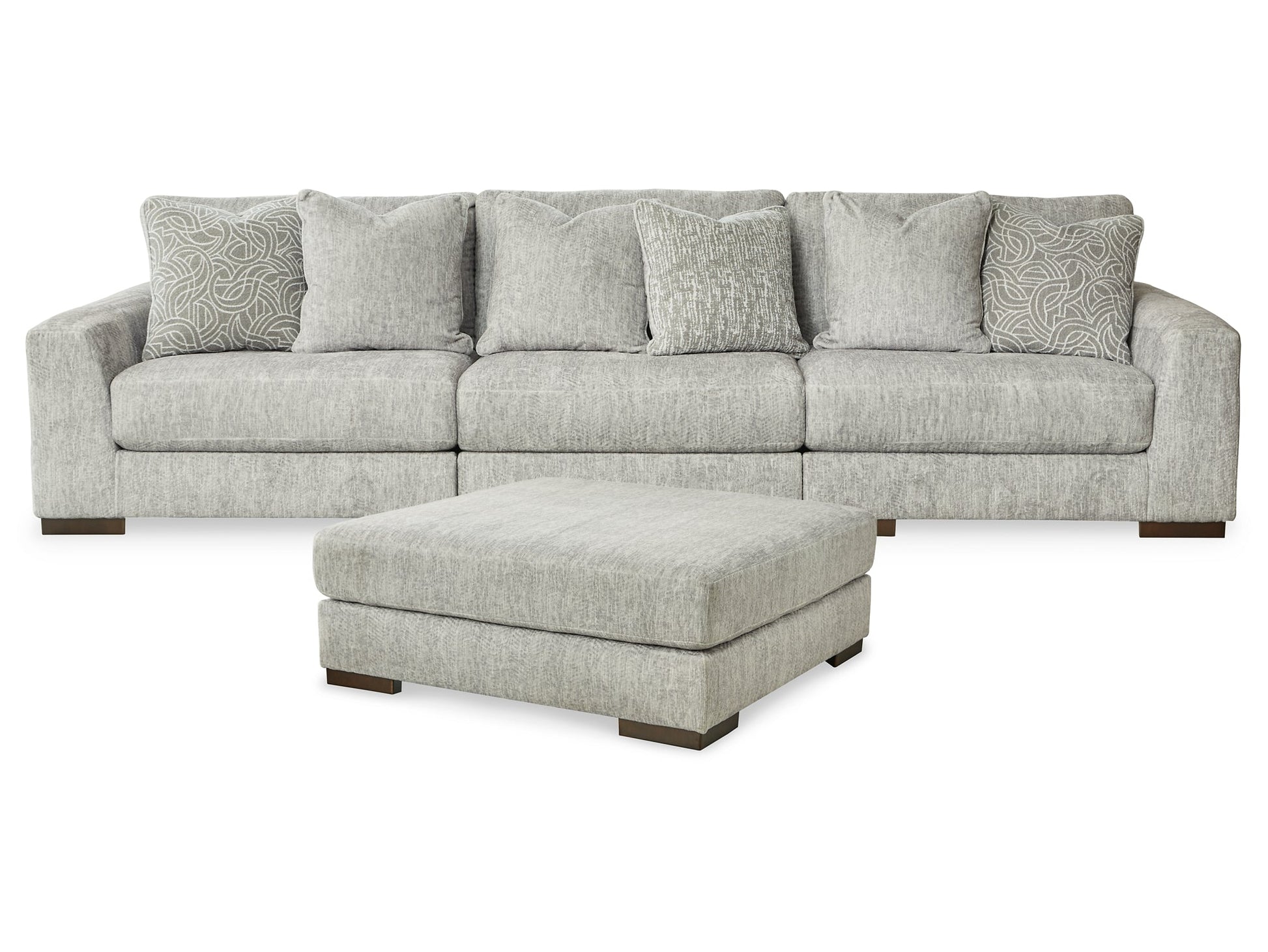 Regent Park 3-Piece Sectional with Ottoman at Cloud 9 Mattress & Furniture furniture, home furnishing, home decor