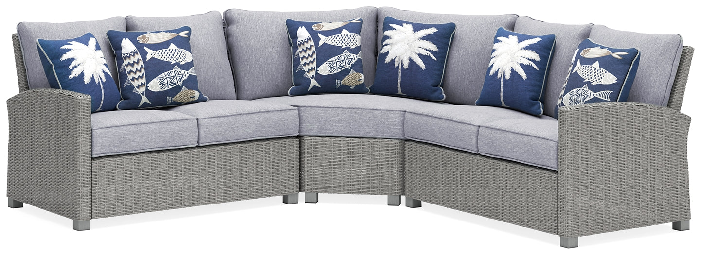 Naples Beach 3-Piece Outdoor Sectional at Cloud 9 Mattress & Furniture furniture, home furnishing, home decor