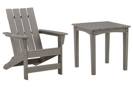 Visola Outdoor Adirondack Chair and End Table at Cloud 9 Mattress & Furniture furniture, home furnishing, home decor