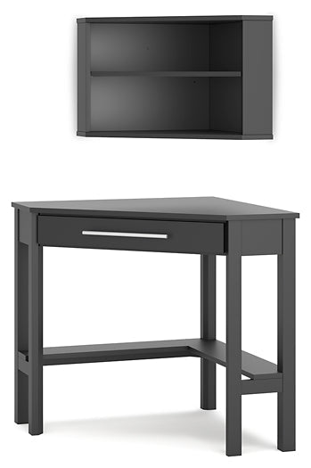 Otaska Home Office Corner Desk with Bookcase at Cloud 9 Mattress & Furniture furniture, home furnishing, home decor