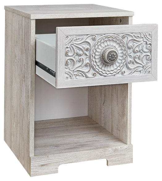 Paxberry One Drawer Night Stand at Cloud 9 Mattress & Furniture furniture, home furnishing, home decor