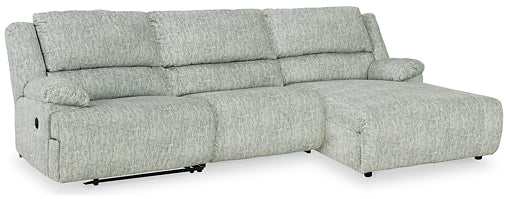 McClelland 3-Piece Reclining Sectional with Chaise at Cloud 9 Mattress & Furniture furniture, home furnishing, home decor