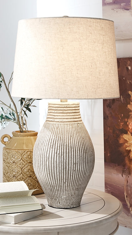Layal Paper Table Lamp (1/CN) at Cloud 9 Mattress & Furniture furniture, home furnishing, home decor