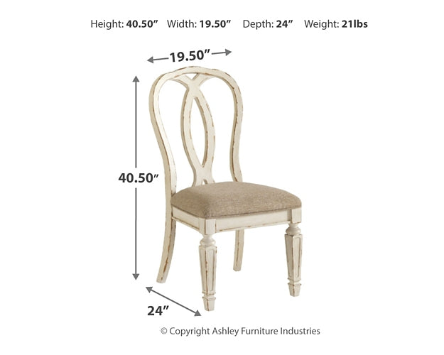 Realyn Dining UPH Side Chair (2/CN) at Cloud 9 Mattress & Furniture furniture, home furnishing, home decor