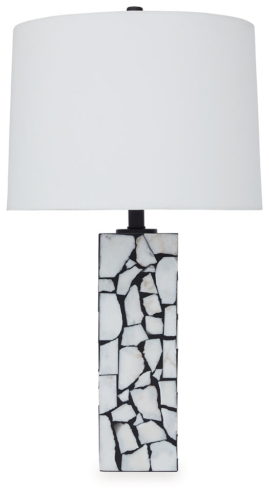 Macaria Marble Table Lamp (1/CN) at Cloud 9 Mattress & Furniture furniture, home furnishing, home decor