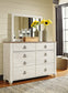Willowton Dresser and Mirror at Cloud 9 Mattress & Furniture furniture, home furnishing, home decor