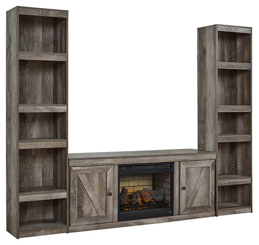 Wynnlow 3-Piece Entertainment Center with Electric Fireplace at Cloud 9 Mattress & Furniture furniture, home furnishing, home decor