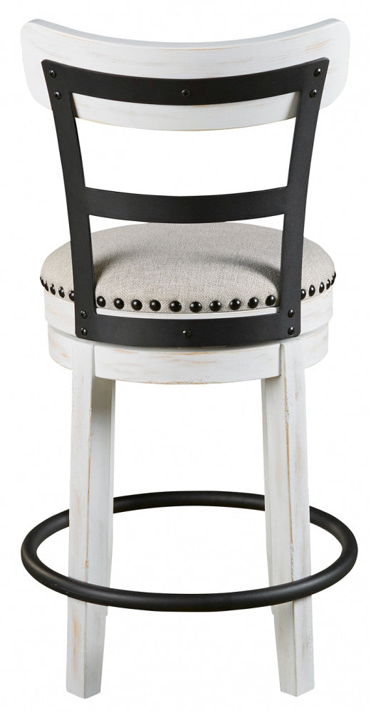 Valebeck UPH Swivel Barstool (1/CN) at Cloud 9 Mattress & Furniture furniture, home furnishing, home decor