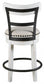Valebeck UPH Swivel Barstool (1/CN) at Cloud 9 Mattress & Furniture furniture, home furnishing, home decor