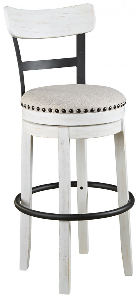 Valebeck UPH Swivel Barstool (1/CN) at Cloud 9 Mattress & Furniture furniture, home furnishing, home decor