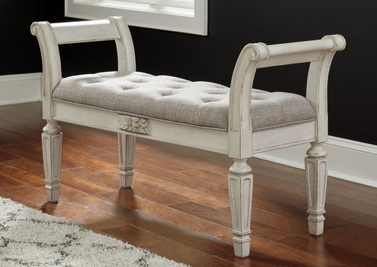 Realyn Accent Bench at Cloud 9 Mattress & Furniture furniture, home furnishing, home decor