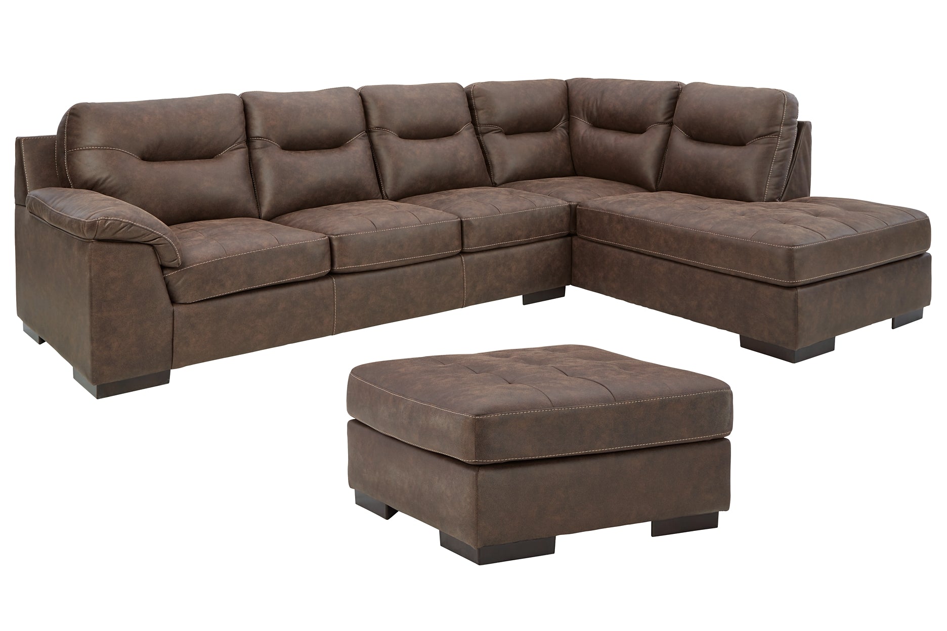 Maderla 2-Piece Sectional with Ottoman at Cloud 9 Mattress & Furniture furniture, home furnishing, home decor