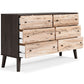 Piperton Six Drawer Dresser