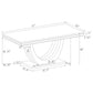 Kerwin 5-piece Rectangular Dining Table Set Grey and Chrome