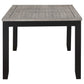 Elodie 5-piece Rectangular Extension Leaf Dining Set Black