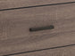 Brantford Wood Eastern King Storage Panel Bed Barrel Oak