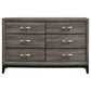 Watson Five-piece Twin Bedroom Set Grey Oak