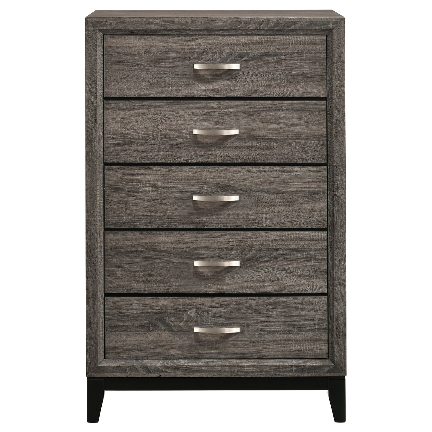 Watson Five-piece Twin Bedroom Set Grey Oak