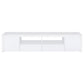 Jude 2-door Engineered Wood 79-inch TV Stand High Gloss White