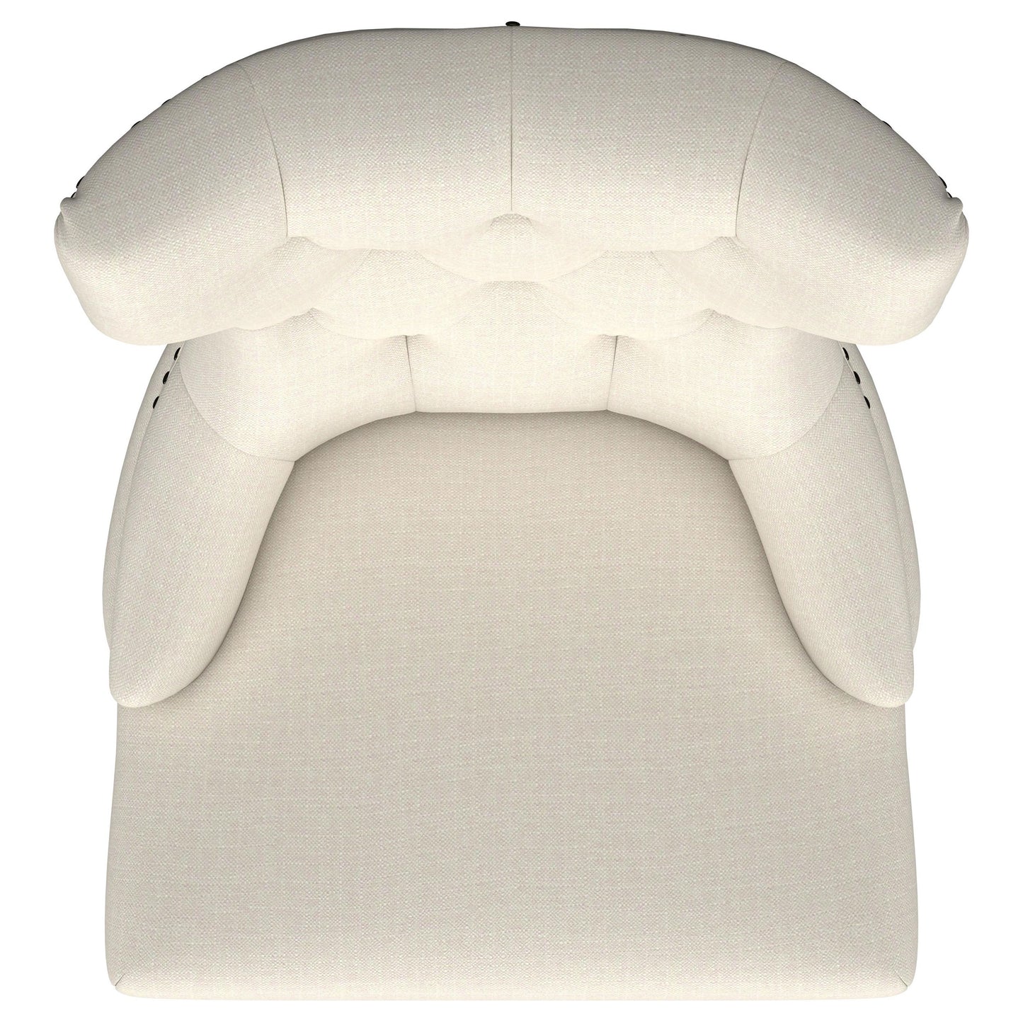 Baney Fabric Upholstered Dining Side Chair Cream and Black