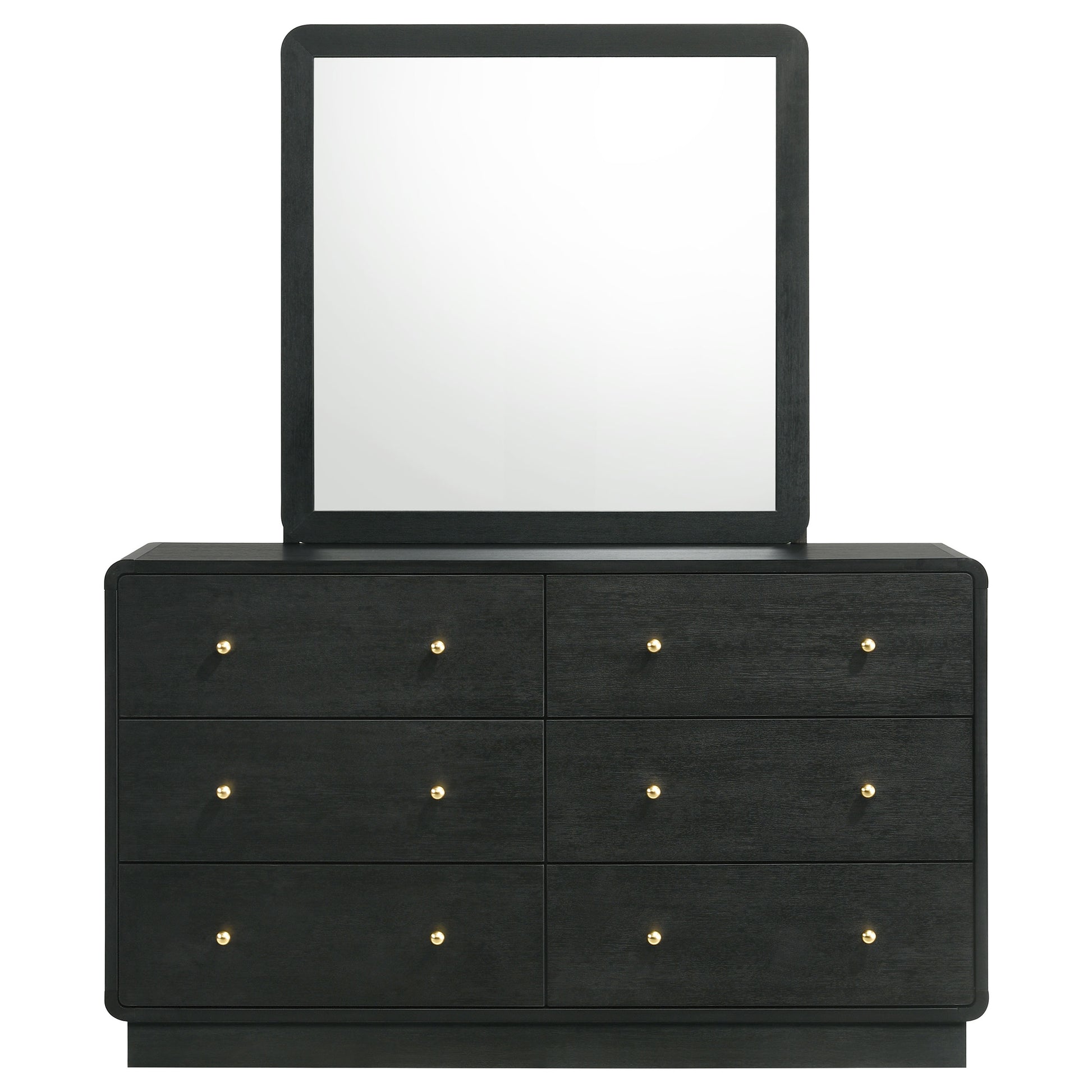 black dresser for bedroom with mirror Homelegance Allura Vanity with Mirror