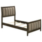 Wilkes 5-piece Twin Bedroom Set Dark Cocoa