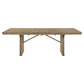 Adina 89-inch Extension Dining Table Distressed Light Brown