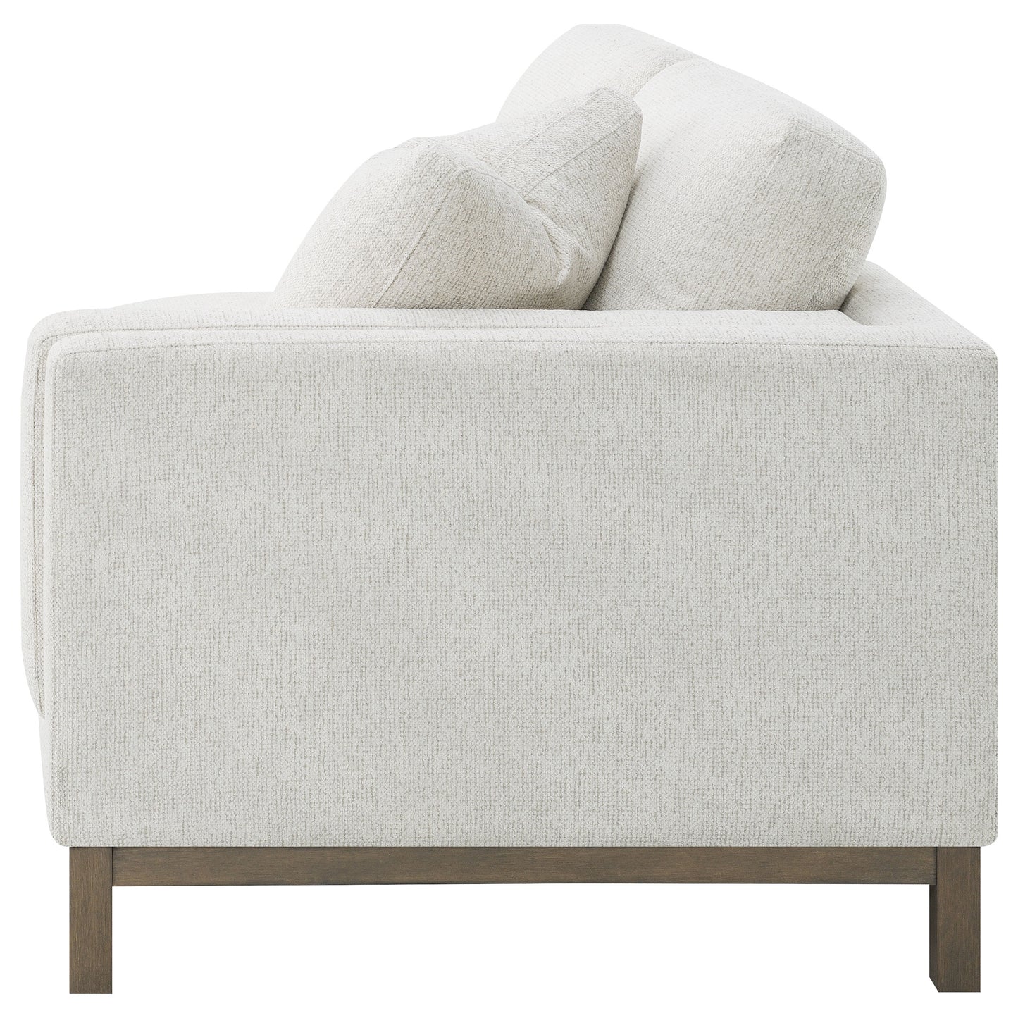 Geneva Boucle Upholstered Sectional Chaise Sofa Sand