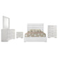 Felicity 5-piece Full Bedroom Set White High Gloss