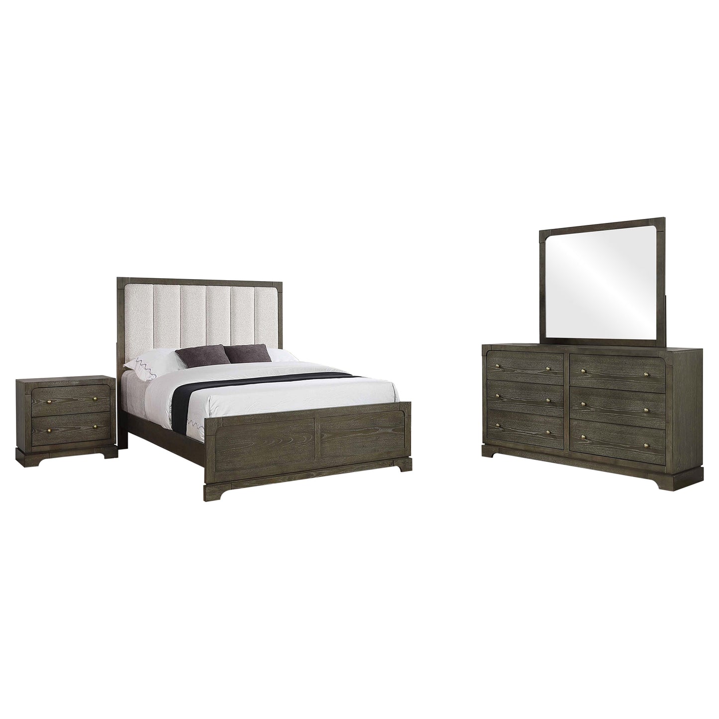Gran Park 4-piece Eastern King Bedroom Set Dark Cocoa