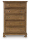 Feddinger Five Drawer Chest